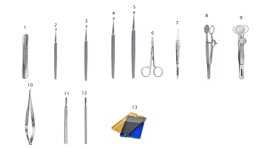 Microsurgery Chalazion Set